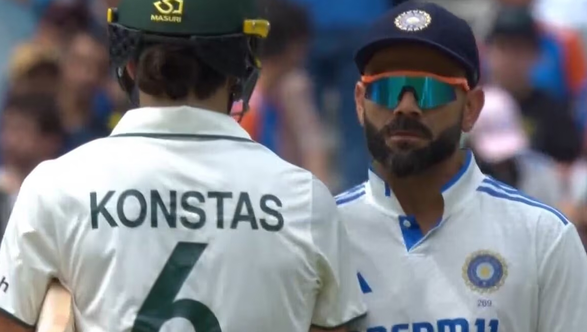 Virat Kohli and Sam Konstas clashed