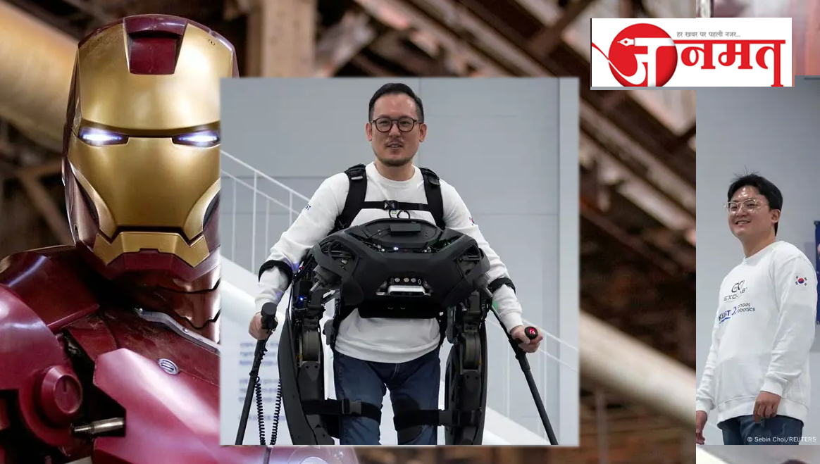 South Koreans created a robot like Iron Man