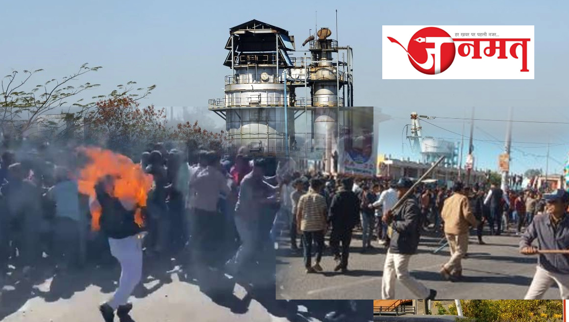 Union Carbide waste protest: Self-immolation attempt amid fierce protest in Pithampur, lathicharge