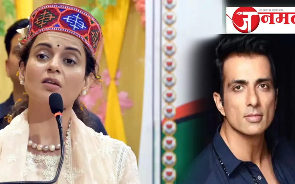 Halal' vs 'humanity: Reacting to Sood's stance, Kangana Ranaut said, "Agree, halal should be replaced with 'humanity'."