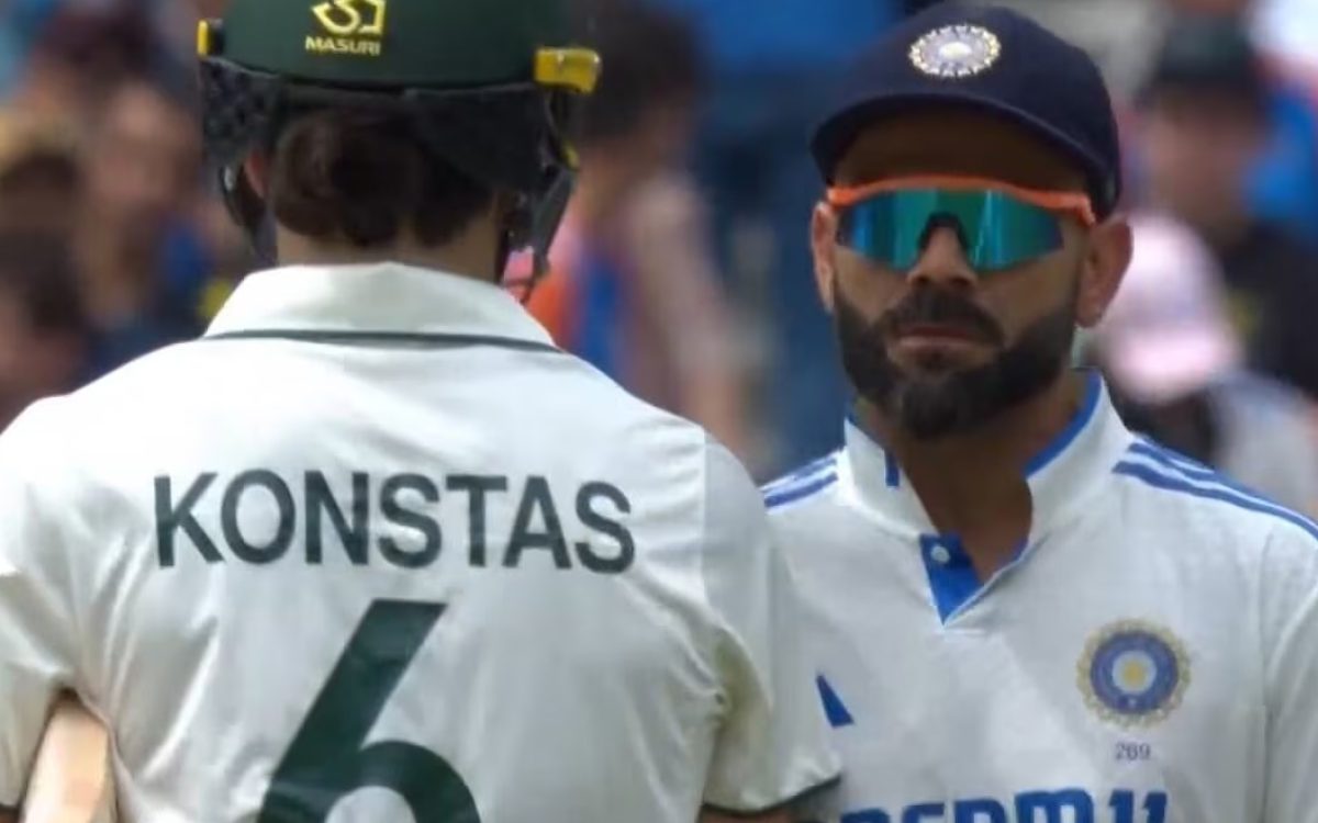 Virat Kohli and Sam Konstas clashed