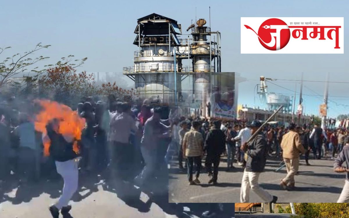 Union Carbide waste protest: Self-immolation attempt amid fierce protest in Pithampur, lathicharge